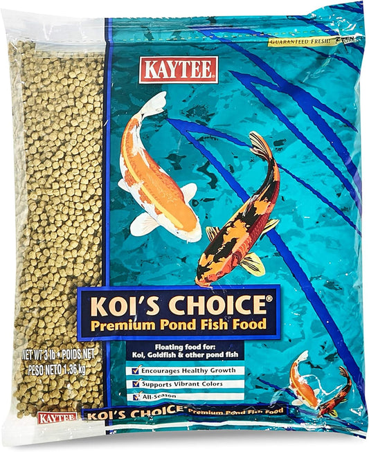 Kaytee Koi's Choice Koi Floating Fish Food, 3 Pound