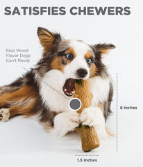 Petstages Dogwood Durable Dog Chew Toy, - Long Lasting Chew Stick Made with Real Wood - USA Made