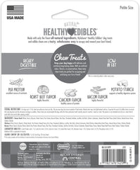 Nylabone Healthy Edibles Natural Dog Chews Long Lasting Chew Treats for Dogs, Roast Beef & Chicken