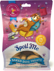 Claudia's Canine Bakery, Spoil Me Bag of Treats | Vanilla Flavor, Gourmet Dog Treats | No Preservatives, No Animal by-Products, No Fillers | Made in The USA | Net Wt. 8 oz
