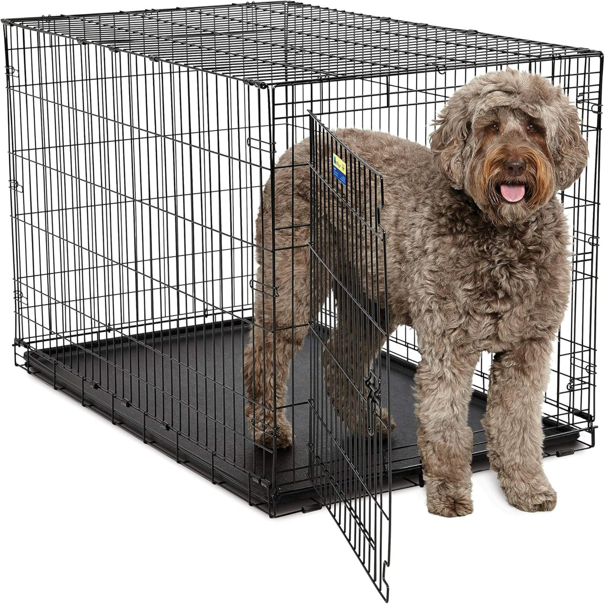 Midwest Products Metal Products 848 Home Training Crate for Dogs, 48", Black