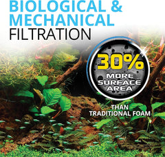 Fluval 107 Blue BioFoam MAX, Replacement Aquarium Filter Media
