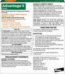 Advantage II Ferret Vet-Recommended Flea Treatment & Prevention | Ferret 1+ lbs. | 2-Month Supply