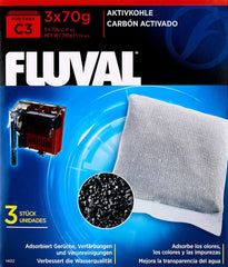 Fluval C3 Carbon - 3-Pack,Black