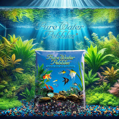 Black Beauty Pebble Mix Aquarium Gravel - 5 lbs - Non-Toxic, Colorfast, Vibrant Substrate for Aquariums, Terrariums, Ponds & Crafts