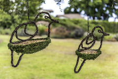 SuperMoss (56900) Woven Bird Feeder, 7", Dove