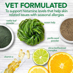 HERO PET Vet's Best Seasonal Allergy Soft Chews for Dogs, Anti Itch For Dogs, Pet Allergy Chews, Dog Allergy Chews Natural Allergy & Immune Support Supplement with Probiotics and Antioxidants (30 Soft Chews)