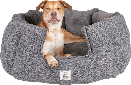 Dog Gone Smart Pet Products ChillKuzzi Bed, Cool Grey, 36"