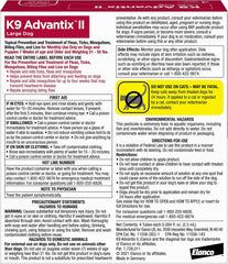 Elanco K9 Advantix II Dog Vet-Recommended Flea, Tick & Mosquito Treatment & Prevention | 4-Mo Supply