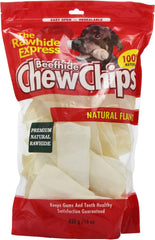 Natural Rawhide Strips/Chips Dog Chew, 16 Oz 450 G