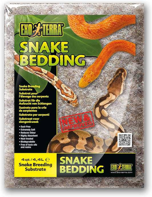 Exo Terra Snake Bedding, Reptile Terrarium Substrate Ideal for Snake Breeding