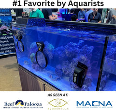 Flipper Cleaner FL!PPER Flipper DeepSee Viewer MAX 5" Black - Coral and Fish Magnifier for Reef Tank and Freshwater Aquarium Photography and Videography - Magnetic Magnifying Glass