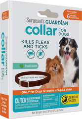 Sergeant's Guardian Flea & Tick Collar for Dogs, 1 Count