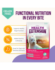 Health Extension Grain Free Little Bites Salmon Vegtables & Berries 3.5 lb