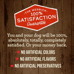 Merrick Oven Baked Dog Treats, Natural Cookies For Dogs, Paw’some P’nut Butter Cookie With Real Peanut Butter - 11 oz. Bag