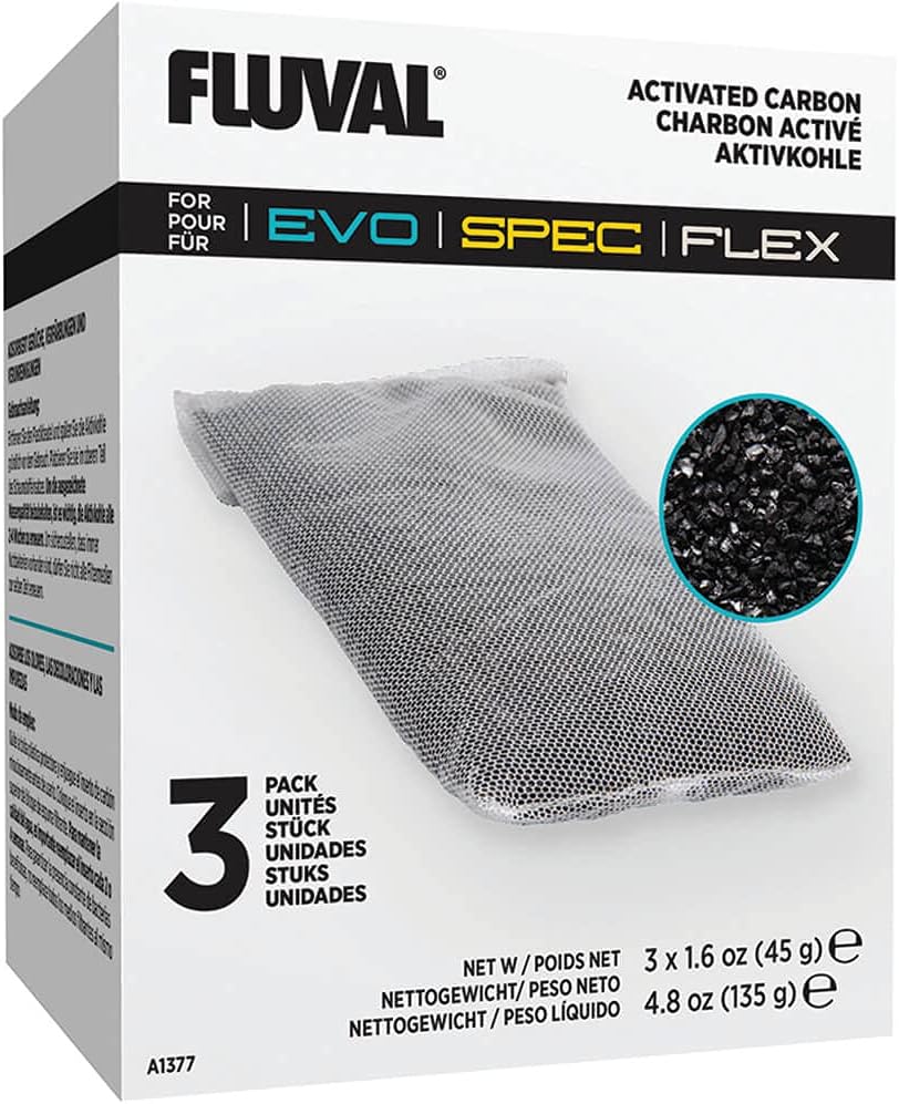 Fluval Spec 3 Pack of Replacement Carbon Filter Media