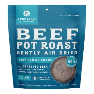 A PUP ABOVE DOG AIR DRIED BEEF POT ROAST 2.5OZ
