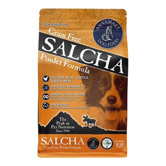 ANNAMAET DOG SALCHA GRAIN FREE DUCK 12LBS