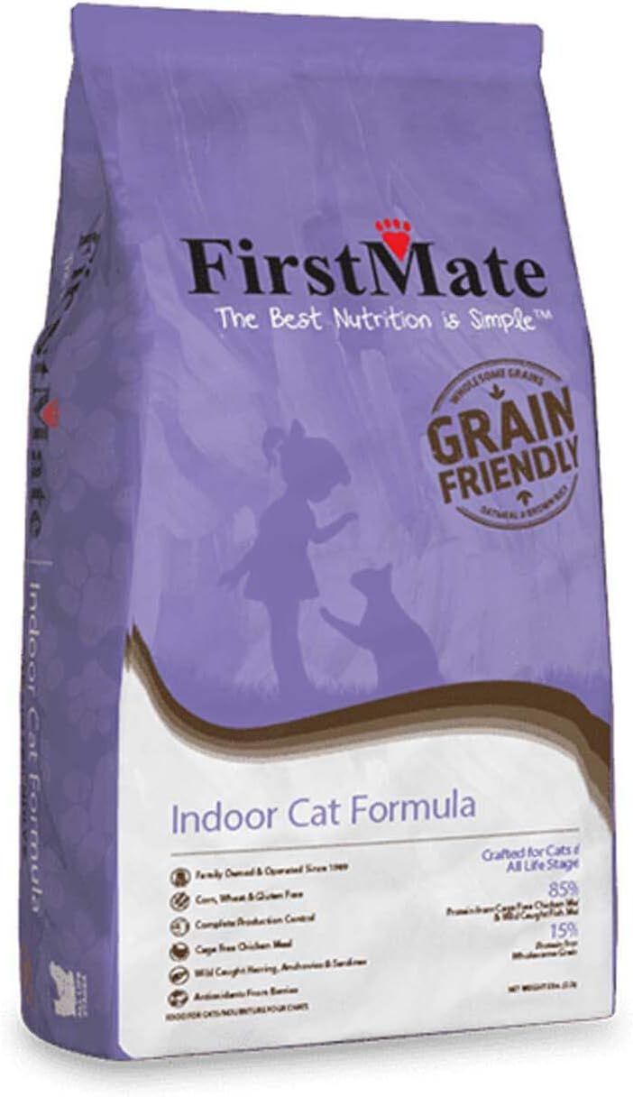FirstMate™ Grain Friendly Indoor Cat Formula Cat Food 5 Lbs
