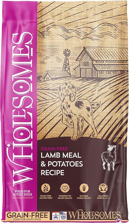 Lamb Meal & Potatoes Grain-Free Dry Food for Adult Dogs 35 lb
