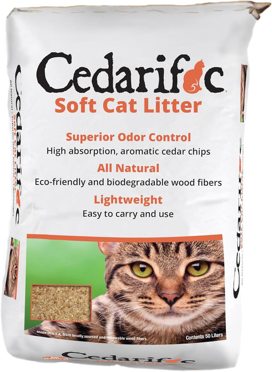 Northeastern Products Natural Cedar Chips Cat Litter