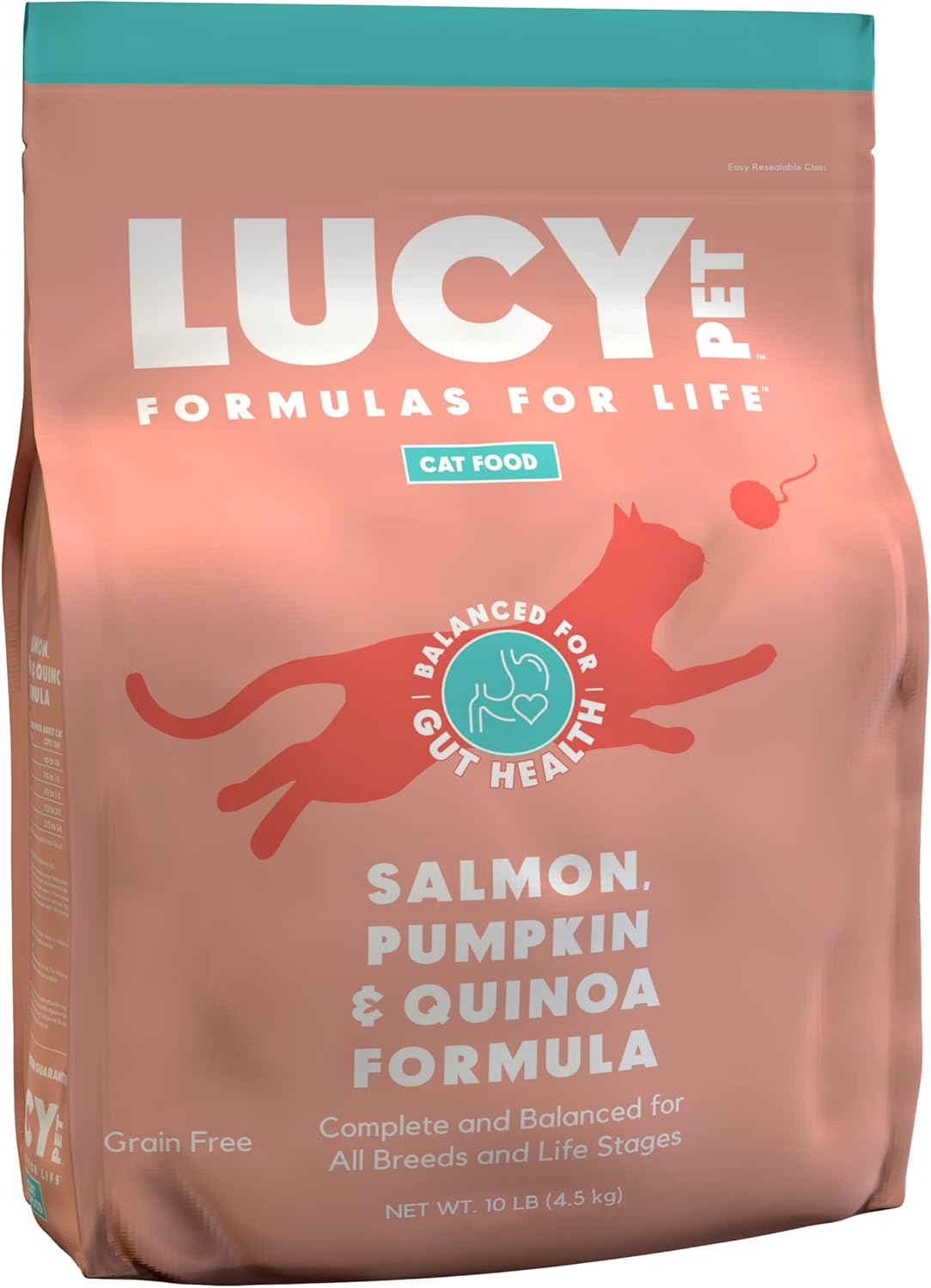 Lucy Pet Formulas for Life Salmon, Pumpkin, & Quinoa Dry Dog Food, All Life Stages, Digestive Health, Sensitive Stomach & Skin