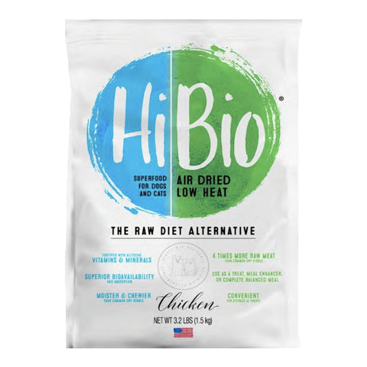 AGAINST THE GRAIN DOG CAT HI BIO AIR DRIED GRAIN FREE CHICKEN 3.2LB