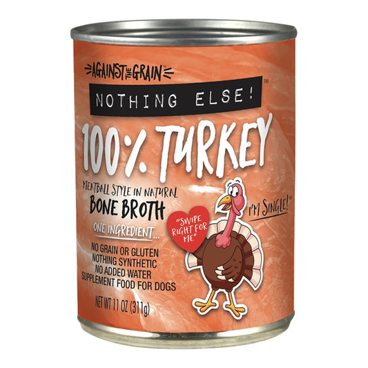 AGAINST THE GRAIN DOG NOTHING ELSE TURKEY 11OZ