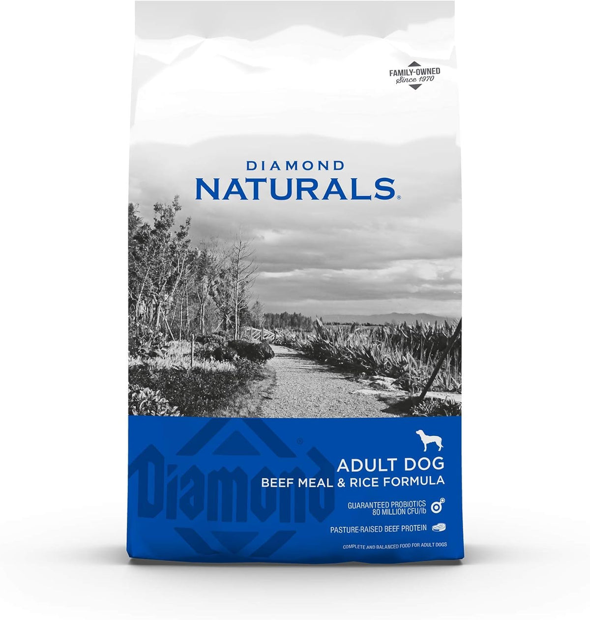 Diamond Naturals Dry Food for Adult Dog, Beef and Rice Formula