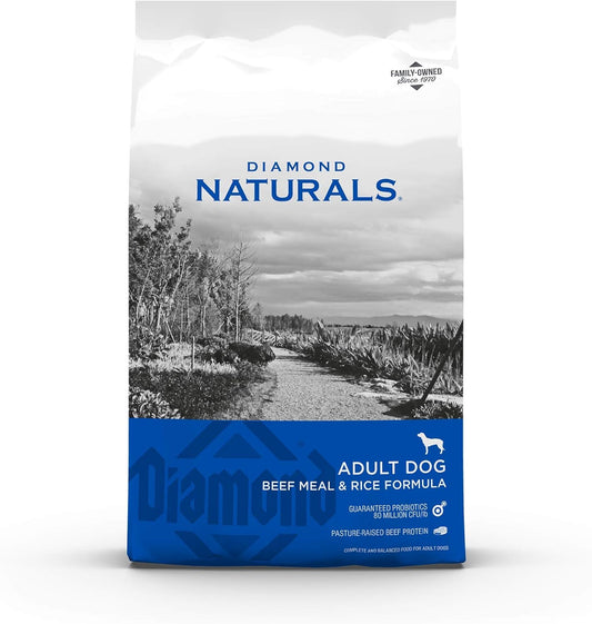 Diamond Naturals Dry Food for Adult Dog, Beef and Rice Formula