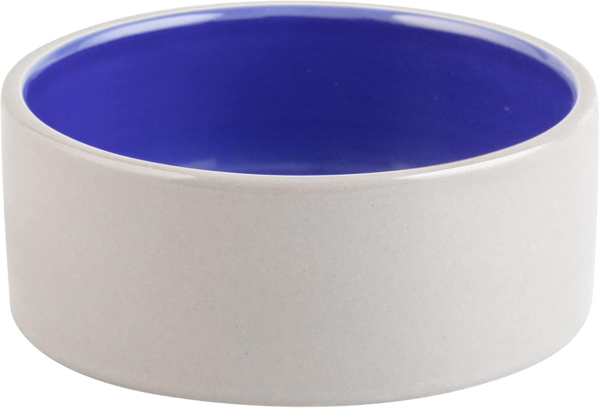 SPOT Standard Crock Dish for Small Animals - Food/Water Bowl for Small Pets, Round Ceramic Bowl with High Walls, Ideal for Birds, Small Cats, Dishwasher Safe - 4 inch, 1 Cup (8oz)