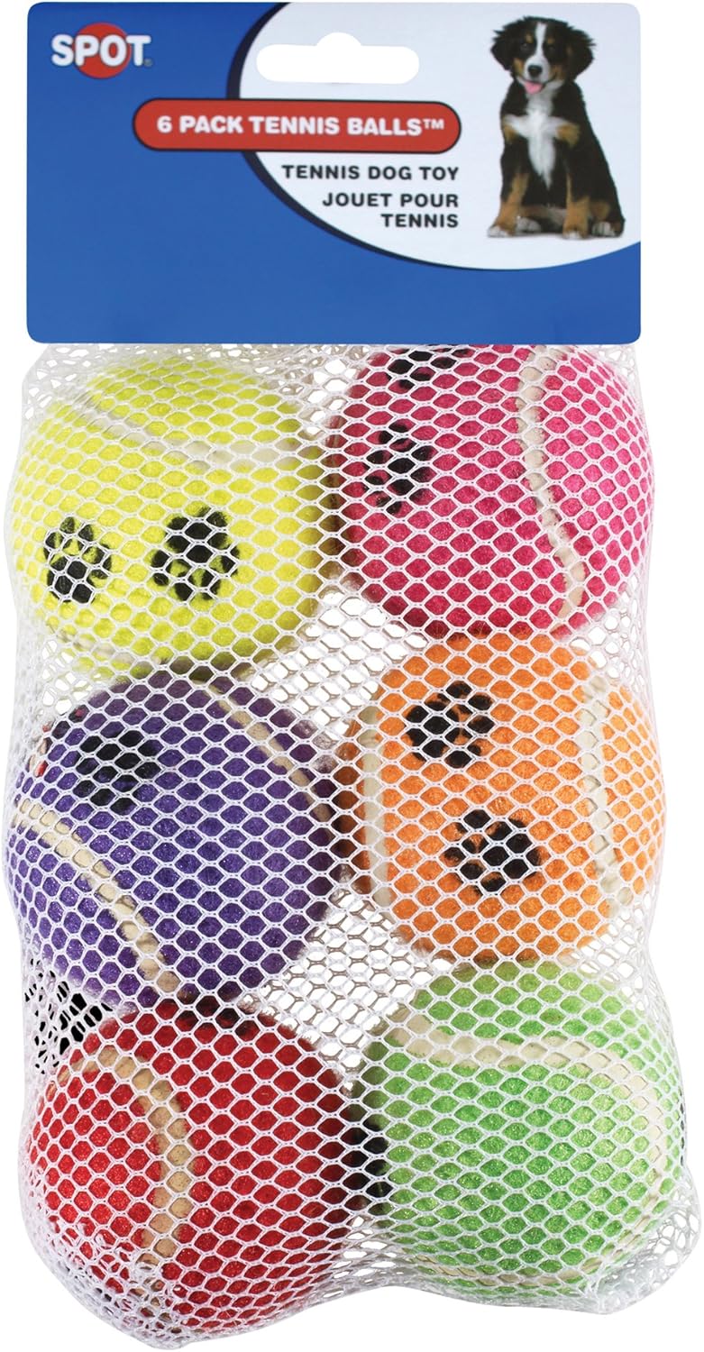 SPOT Tennis Ball Value-Pack, 6 Balls