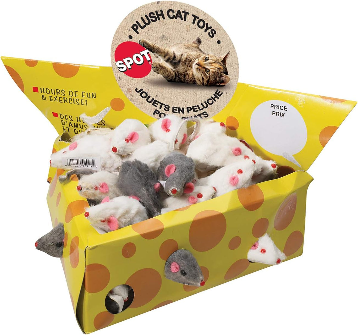 Ethical Fur Mouse 2" Cheese Wedge 60 Pack
