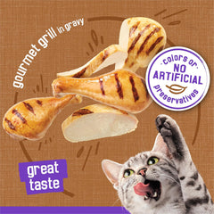 Purina Friskies Wet Cat Food, Meaty Bits Gourmet Grill in Gravy - (Pack of 24) 5.5 oz. Cans