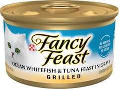 Purina Fancy Feast Grilled Wet Cat Food Liver and Chicken Feast in Wet Cat Food Gravy - (Pack of 24) 3 oz. Cans