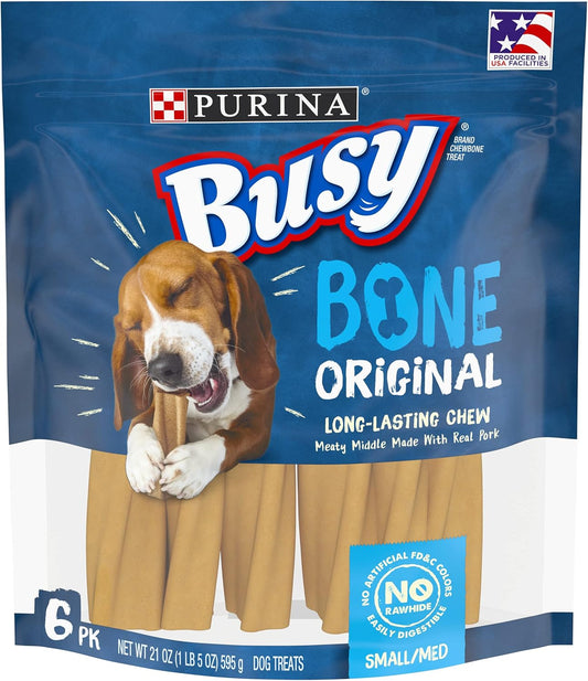Busy Bone Dog Treat, Small/Medium, 21-Ounce Pouch, Pack of 1