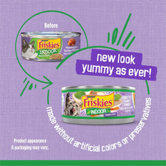 Purina Friskies Indoor Cat Food Meaty Bits Homestyle Turkey Dinner With Garden Greens in Gravy - (Pack of 24) 5.5 oz. Cans