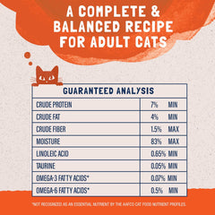 Adult Grain Free Wet Cat Food, Turkey & Duck Recipe, 3 Ounce Pouch (Pack of 4)