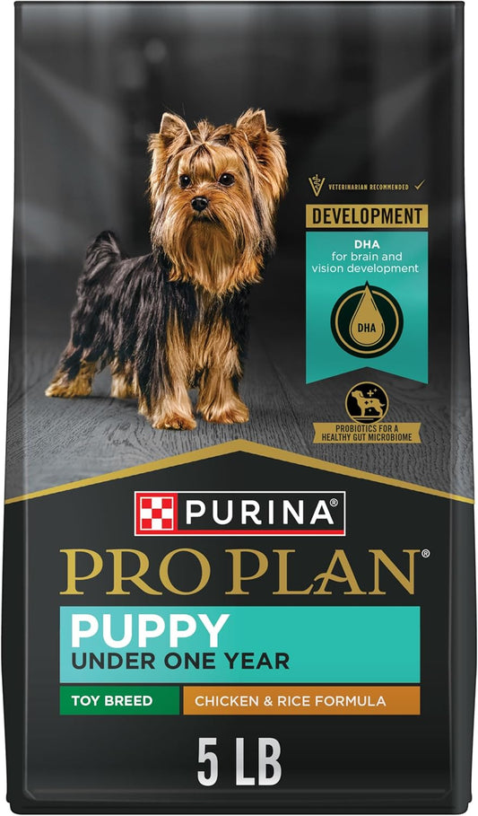 Purina Pro Plan Focus Puppy Toy Breed Formula Dry Dog Food - (1) 5 lb. Bag