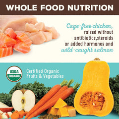 Primal Freeze Dried Raw Cat Food Nuggets Chicken & Salmon, Complete & Balanced Meal or Topper, Premium, Healthy, Grain Free, High Protein Raw Cat Food with Probiotics