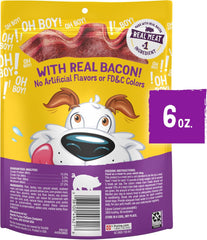 Purina Beggin' Strips Dog Treats, Original With Bacon Flavor -  6 oz. Pouches