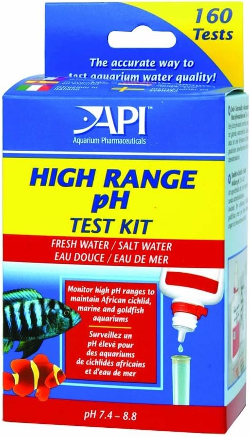 Api High Range Ph Test Kit For Fresh & Saltwater
