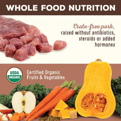 Primal Freeze Dried Raw Dog Food Nuggets, Pork, Complete & Balanced Meal, Also Use as Topper or Treat, Premium, Healthy, Grain Free, High Protein Raw Dog Food