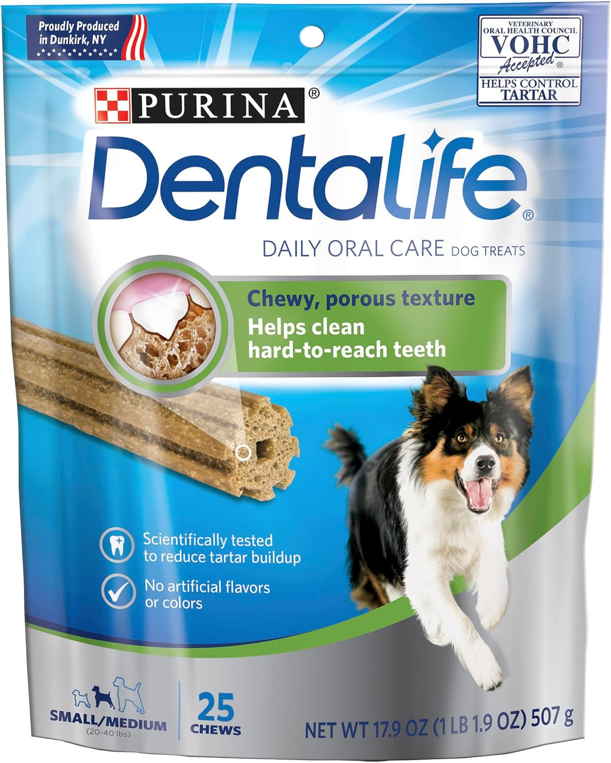 Purina DentaLife Daily Oral Care Small/Medium Dog Treats - 25 ct. Pouch