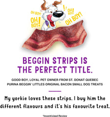 Purina Beggin' Strips With Real Meat Dog Treats, Thick Cut Hickory Smoke Flavor - 40 oz. Pouch