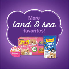 Purina Friskies Dry Cat Food, Surfin' & Turfin' Favorites - (Pack of 4) 3.15 lb. Bags