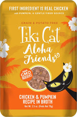 Tiki Cat Aloha Friends, Chicken & Pumpkin, Grain-Free & High Moisture, Wet Cat Food for All Life Stages