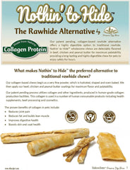 Fieldcrest Farms Nothing to Hide Natural Rawhide Alternative Large 10'' Rolls for Dogs - 2 Pack (Beef)
