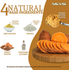 Fieldcrest Farms Nothin to Hide Flip Chips Dog Chews - All Natural Rawhide Alternative Treats for Dogs, Chicken, Beef or Peanut Butter Flavor Snack for All Breed Dogs