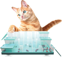 Doc & Phoebe's Puzzle Feeder for Cats, Multi (33052)